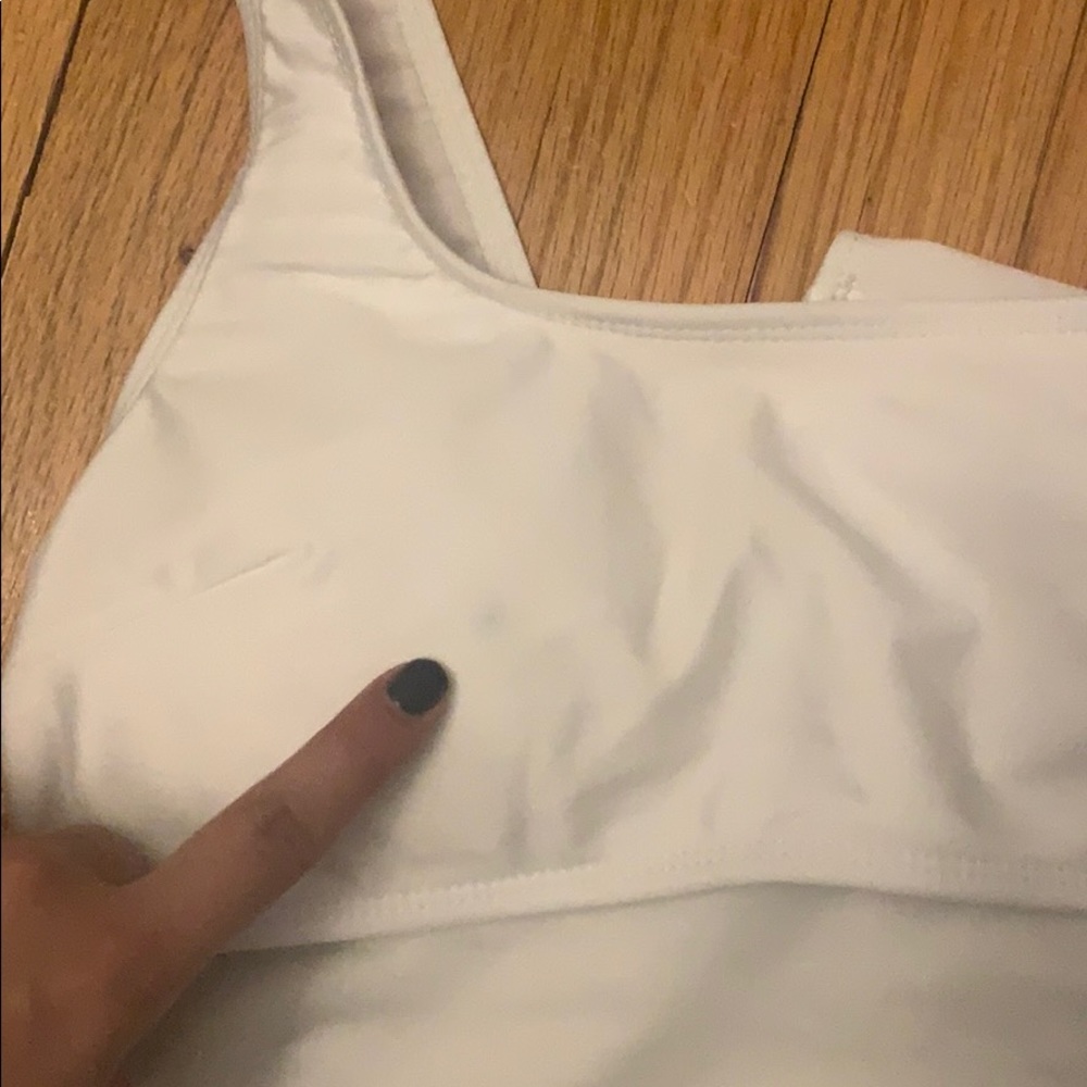 Cut out jumpsuit/swimsuit in white - Picture 4 of 4